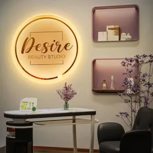 Custom Logo Decoration 3D LED Logo Sign Custom Shop Signage Custom Logo Business Sign Office Decor Sign