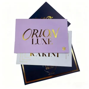 Custom Logo Design Double-Sided Art Paper Business Greeting Cards Printed Birthday Wedding Thank You Postcards Made Cardboard