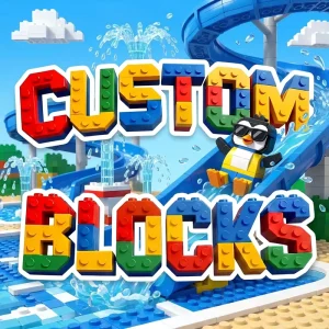 Custom Logo Design Personalize Corporate Identity Promotional Giveaway Branded Souvenir Educational Building Blocks