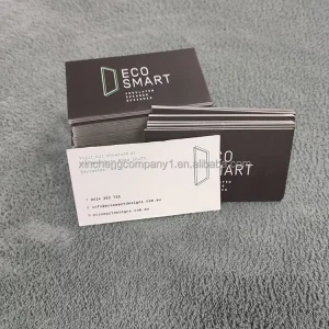 Custom Logo Design Printed 250 400gsm Cardboard Paper Business Cards Size 54X90mm 300gsm 400gsm Coated Paper Card