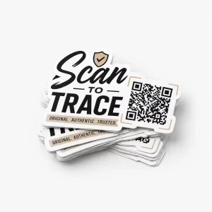 Custom Logo Design Printed UV Resist Vinyl PVC Self Adhesive Glossy Matte Waterproof Die Cut QR Code Stickers