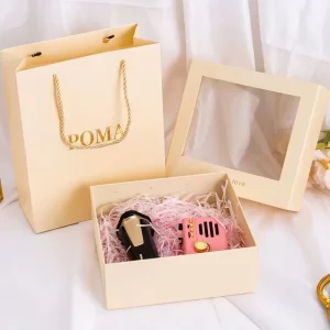 Custom Logo Digital Printing on Paper Bags and Cardboard Boxes Low MOQ for Small Business Retail Packaging
