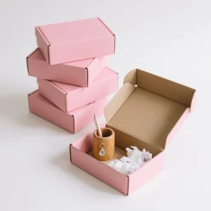 Custom Logo Durable Corrugated Gift Box Creative Cultural Decorative Products Cardboard Packaging