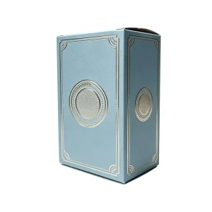 Custom Logo Eco Friendly Recyclable Rigid Shape Box with Gold Foil UV Coating Customizable Size & Gift Packaging