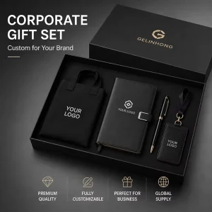 Custom Logo Employee Welcome Gift Set Corporate Office Kit With Notebook Pen Tumbler For Employee Onboarding And Branding Use