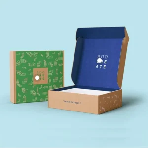 Custom Logo Gift Packaging Printed Kraft Paper Mailer Box for Perfume & Skincare