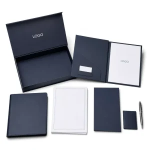 Custom Logo Legal Client Presentation Folder Gift Set Business Office Presentation Style Digital Printing OEM ODM Supplier