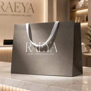 Custom Logo Luxury Boutique Apparel Paper Bags Recyclable Boutique Clothing Cosmetic Packaging Branded Gift Shopping Paper Bag