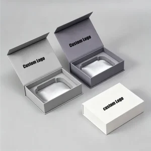 Custom Logo Magnetic Gift Box Cardboard With Eva Foam Insert for Cosmetic Jewelry Luxury Packaging Custom Box