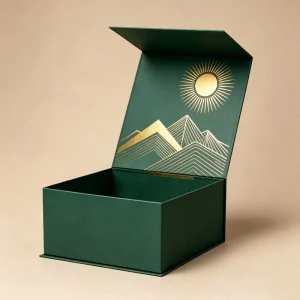 Custom Logo Magnetic Gift Box Clothing Shoe Cosmetic Folding Packaging Paper Box Cardboard Rigid Folded Packing Boxes Cardboard