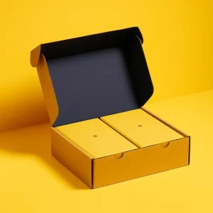 Custom Logo Mailer Box Recycled Materials Corrugated Cardboard Shipping and Gift Packaging Paper Box UV Hot Stamping
