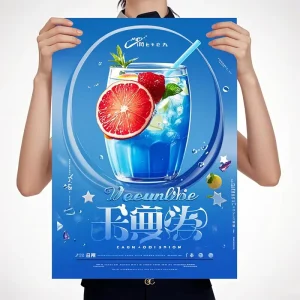 Custom Logo Outdoor Indoor Anime Advertising Business Sports Colorful Adhesive Wall Posters Board Printing