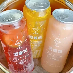 Custom Logo PET 300ml/500ml/650ml for Clear Plastic Cans Pull-Ring Beverage Can for Soda Juice Water Cream Packaging