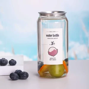 Custom Logo PET Cans for Carbonated Drinks Energy Drinks Whisky Vodka Soda Champagne Tea Coffee Juice Mineral Water Tequila