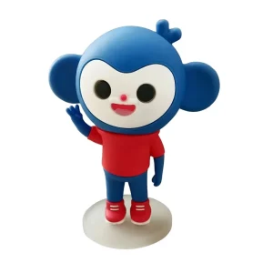 Custom Logo PVC Soft Silicone Animal Figurine Promotional Trade Show Giveaway OEM ODM EN71 Non Toxic