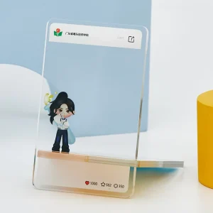 Custom Logo Pattern Mobile Phone Stand Acrylic Standee With OEM Suppliers