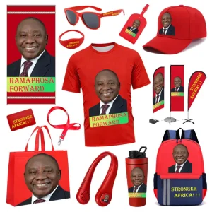 Custom Logo Political Campaign Items Promotional Business Gifts with Logo Campaign T-Shirts Feather Flags for Election Giveaway