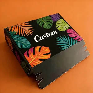 Custom Logo Portable Eco Friendly Biodegradable Shipping Boxes Matt Lamination Embossing Sponge Lining Zipper Self Seal