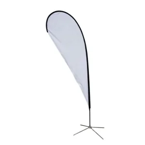 Custom Logo Print Feather Flag Promotional Advertising Teardrop Flag Banner Outdoor Custom Beach Feather Flag