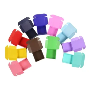 Custom Logo Printed Colorful Folding Paper Boxes Matt Lamination Recycled Cardboard Gift Packaging Boxes Eco-Friendly Packaging