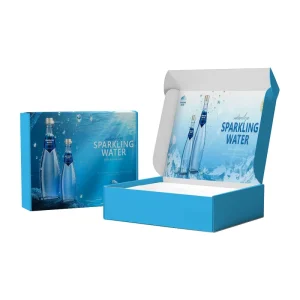 Custom Logo Printed Corrugated Shipping Boxes Cardboard Skincare Mailer Beverage Packing Box
