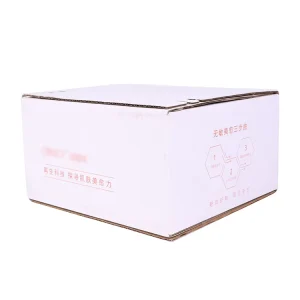 Custom Logo Printed Eco Mailer Corrugated Paper Boxes Portable Waterproof Customized Color Skincare Beauty Packaging
