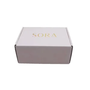 Custom Logo Printed Glossy Lamination Kraft Paperboard Mailer Box Recycled Materials for Cosmetics Socks-UV Advantage Free