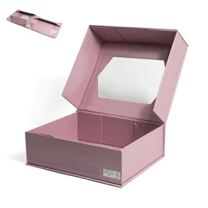 Custom Logo Printed Luxury Handmade Rigid Art Paper Folding Cosmetics Skin Care Gift Magnet Jewelry Box Perfume Packaging Boxes