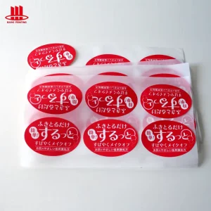 Custom Logo Printing Adhesive Waterproof Packaging Labels Stickers OEM for Drinkware Household Products UV Offset Printing