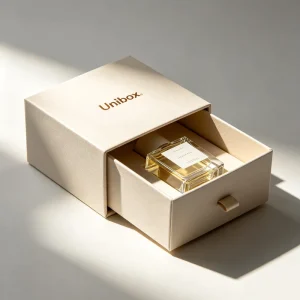 Custom Logo Printing High End Luxury Drawer Gift Boxes With Ribbon Design for Perfumes and Skincare Products Packaging