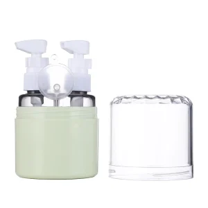 Custom Logo Printing Nano Fine Mist Spray Travel Bottles Set 2PCS Refillable Perfume Atomizer with Protective Sleeve