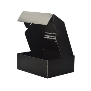 Custom Logo Printing Personalized Design Zipper Corrugated Paper Box for Cosmetics Packaging and Shipping With UV Advantage
