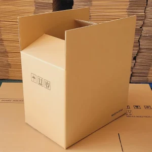 Custom Logo Recyclable Paper Cardboard Moving Printed Mailing Packaging Delivery Shipping 5-ply Corrugated Outer Carton Box