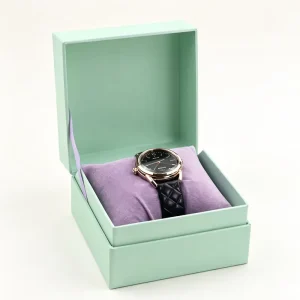 Custom Logo Recyclable Sponge Lined Magnetic Rigid Embossed Matt Lamination Luxury Art Paper Jewelry Watch Gift Box