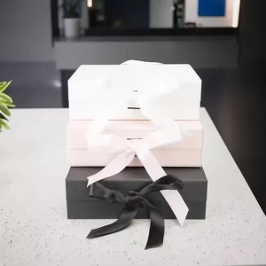 Custom Logo Rigid Cardboard Paper Gift Box for Jewelry Cosmetic Retail Gifts