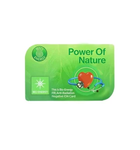 Custom Logo Size Color Anti Radiation Bio Energy Card Bulk Negative Ion FIR Healthcare Smart Cards for Promotion