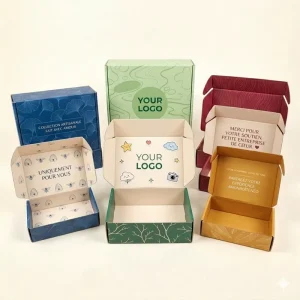 Custom Logo Standard Size Color Printing Low Price Fancy Clothes Cosmetic Perfume Packaging Shipping Box