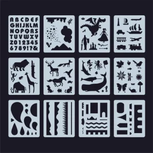 Custom Logo Stencil Template for Leather Bags, Painting Stencil