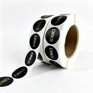 Custom Logo Strong Adhesive Waterproof Tear Resistant Permanent Vinyl Sticker Rolls Custom Shapes CMYK Options for DIY