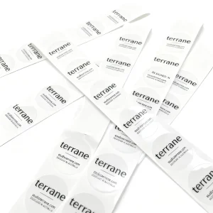 Custom Logo Transparent Anti Counterfeit Stickers Eco Friendly Self Adhesive Brand Labels for All Product Packaging