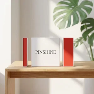 Custom Logo White Red Thick Cardboard 2 piece Setup Retail Cosmetics Subscription Packaging Box