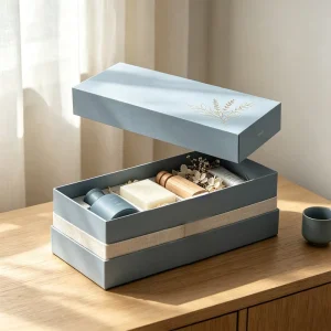 Custom Long Rigid Gift Box Luxury Gift Box Packaging for Tea Cosmetic and Snack Gift Set