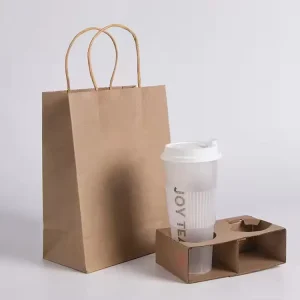 Custom Luxury Design Multi Color High End Portable Kraft Paper for Cosmetics Holiday Packaging