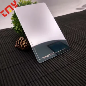 Custom Luxury Die Cut Foil Business Card Design,Unique Mirror Business Card,Custom Business Card Printing