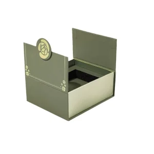 Custom Luxury Double Open Folding Wedding Gift Box Creative Paper Packaging for Perfume & Watches Annual Goods Use