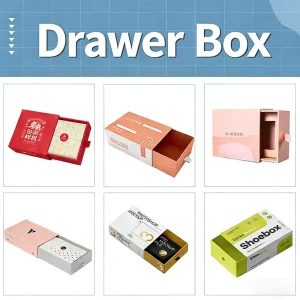 Custom Luxury Gift Box Different Style Gold Stamping Textured Kraft Corrugated Paper Package Box with Logo