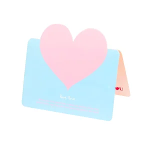 Custom Luxury Greeting Card Personalized Die Cut Postcard & Thank You Card with Logo for Branding
