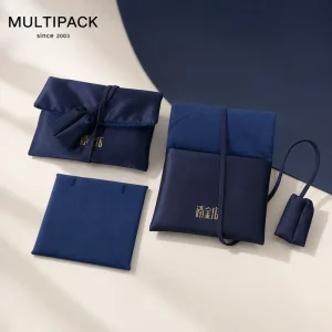 Custom Luxury Jewelry Packaging Set Travel Jewelry Pouch Leather Jewelry Organizer Storage Bag Custom Logo OEM