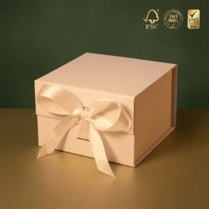 Custom Luxury Kraft Gift Paper Box Candy Rigid Jewelry Box Chocolate Packing Folding Box With Ribbon For Dress Clothing Shoes
