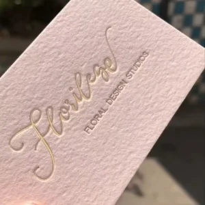 Custom Luxury Paper Business Cards Personalized Design Name Cards for Business Promotion